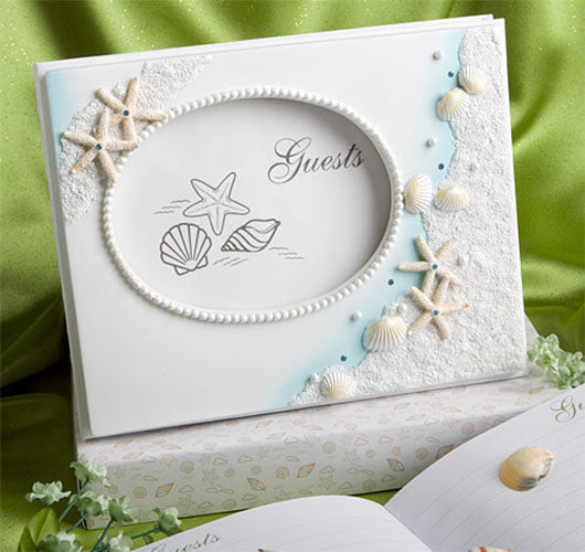 Beach Themed Wedding Guest Book