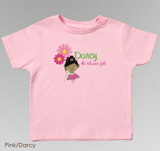 Flower Girl T-Shirt - Personalized