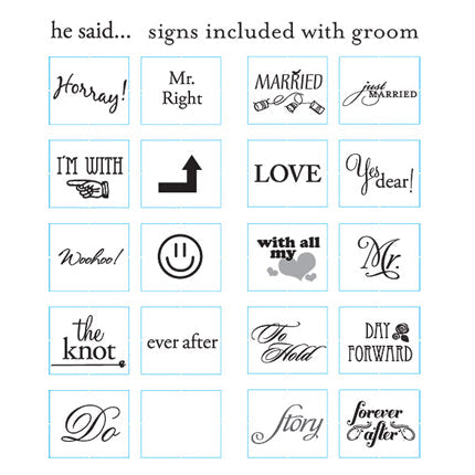 Read My Sign Groom Figurine