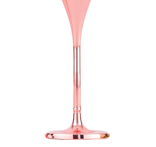 Rose Gold Diamond Glitter Toasting Flutes