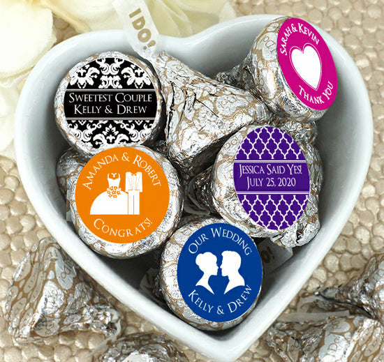 Iconic Plume Hershey's Kisses Favors - Silhouette Designs