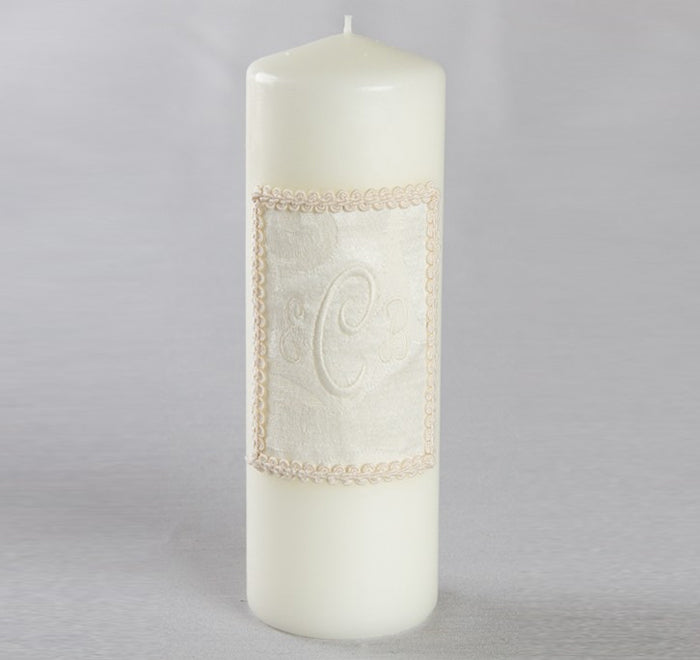 Brocade Monogram Unity Candle