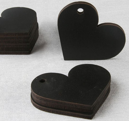 Heart Chalkboard Tags (Set of 10)