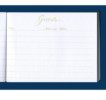 Timeless Lace Wedding Guest Book