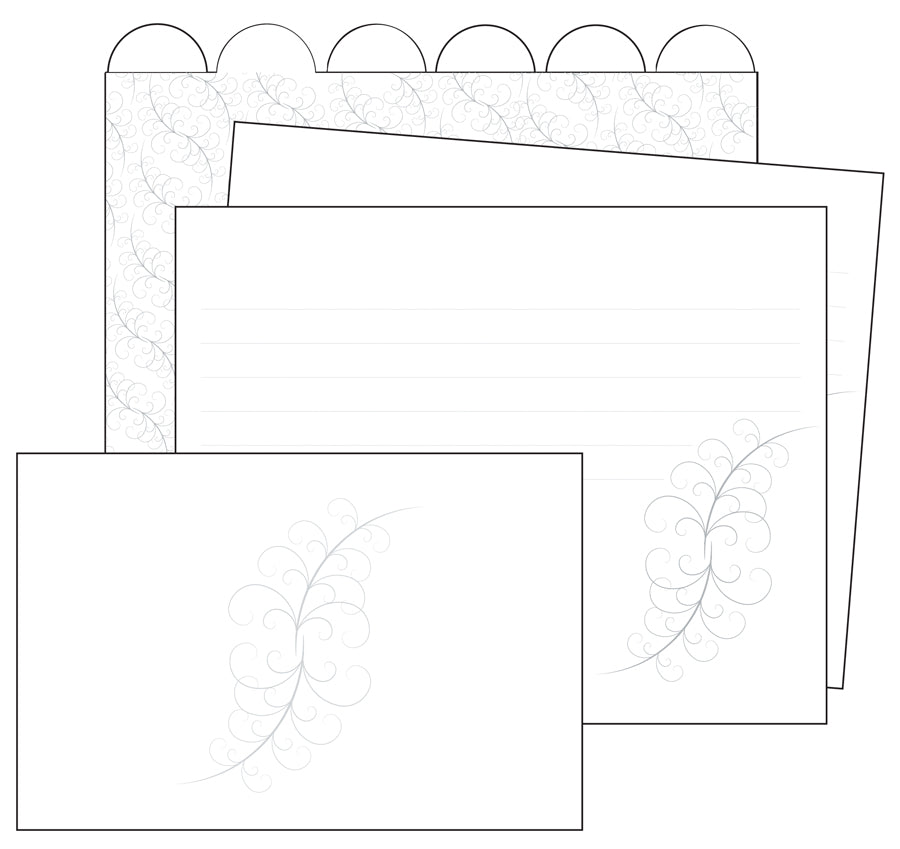 Flourish Wedding Wish Cards