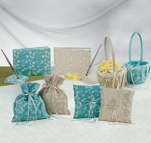 Timeless Lace Wedding Guest Book