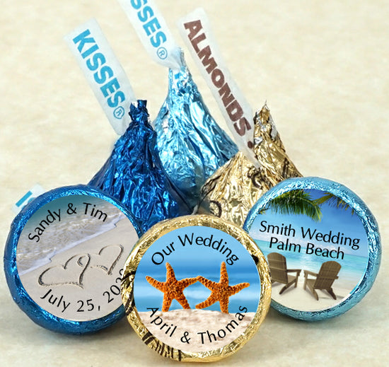 Personalized Hershey’s Kisses Favors