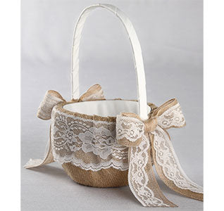 Country Romance Flower Basket