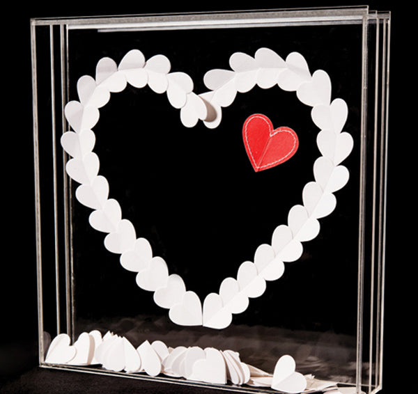 From The Heart Transparent Acrylic Shadow Box