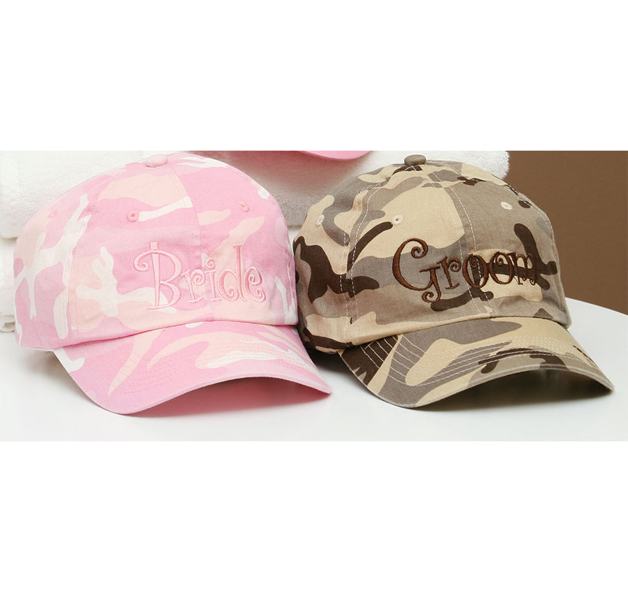 Pink Camouflage Bride&#39;s Hat