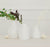 3-Piece Clay Table Vase Set - White