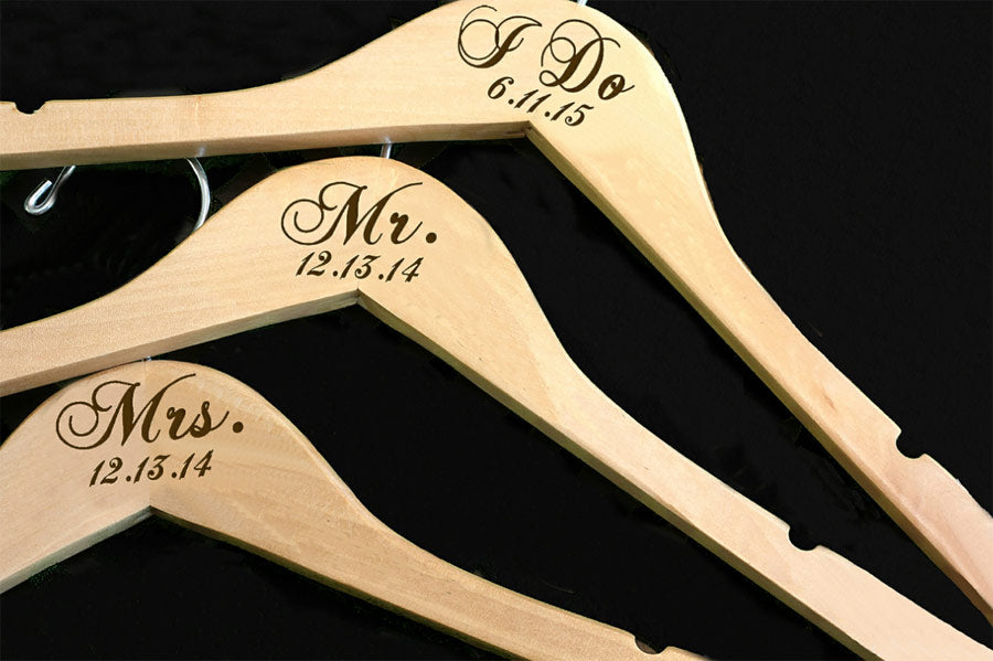 Personalized Wedding Date Hanger