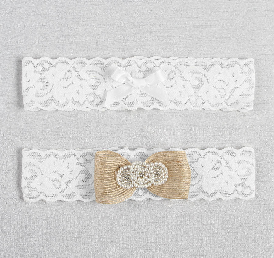 Savannah Bridal Garter Set