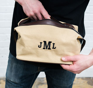 Rugged Groomsmen Travel Bag - Monogram