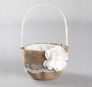 Rustic Garden Flower Basket