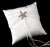 Rhinestone Starfish Brooch Chiffon Ring Pillow