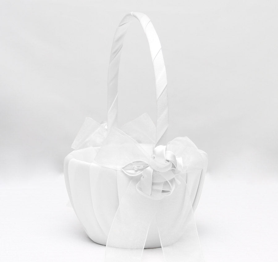 Amour Flower Girl Basket