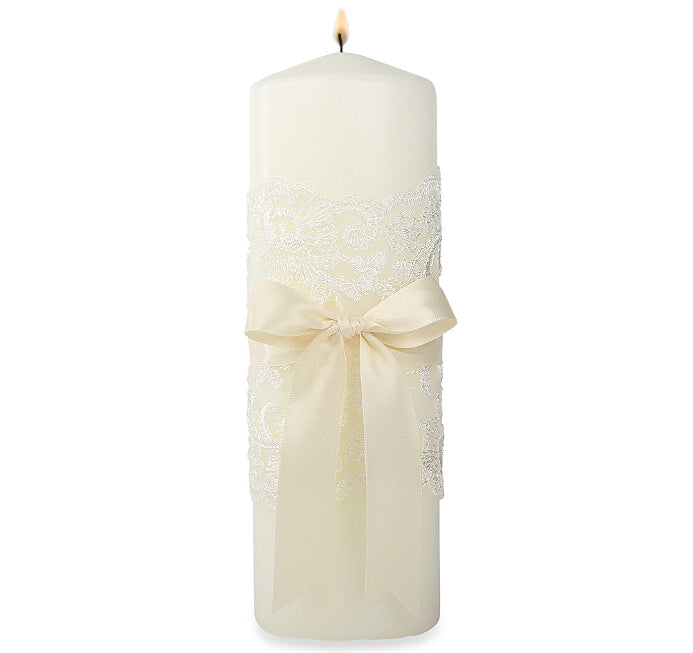 Chantilly Lace Unity Candle