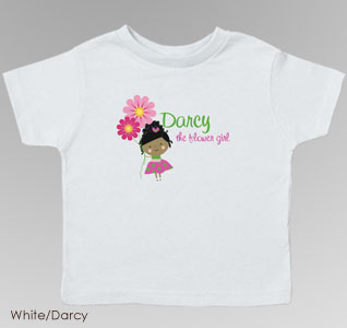 Flower Girl T-Shirt - Personalized