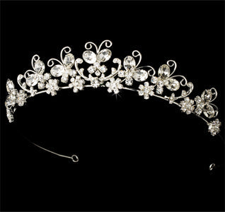 Swarovski Crystal Butterfly Wedding Bridal Tiara