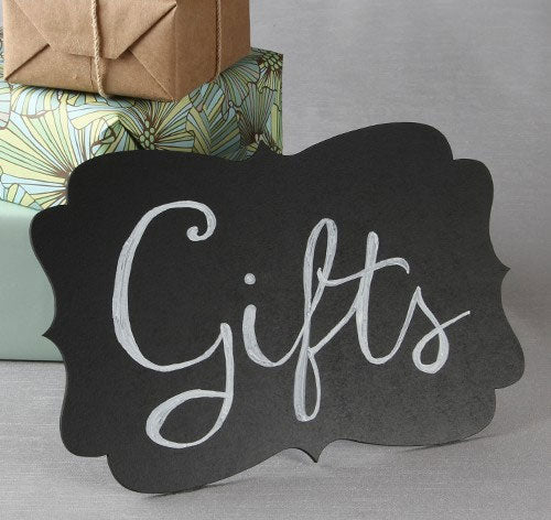 Fanciest Chalkboard Sign with Easel