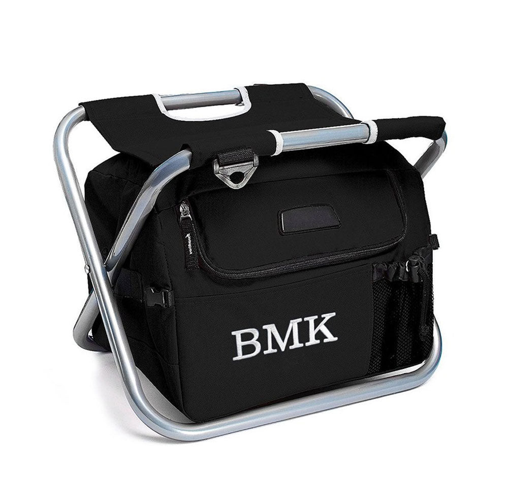 Personalized Cooler Chair - Black