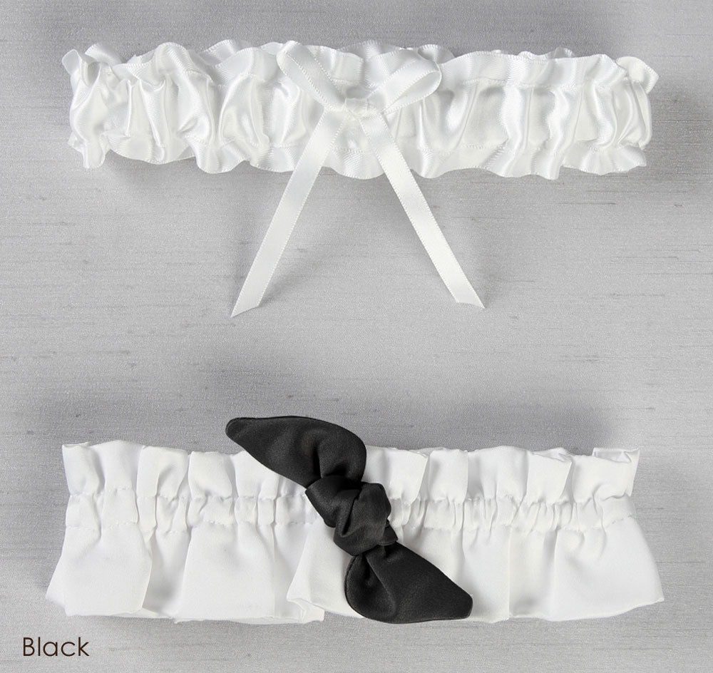 Love Knot in Color Wedding Garter Set