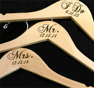 Personalized Wedding Date Hanger