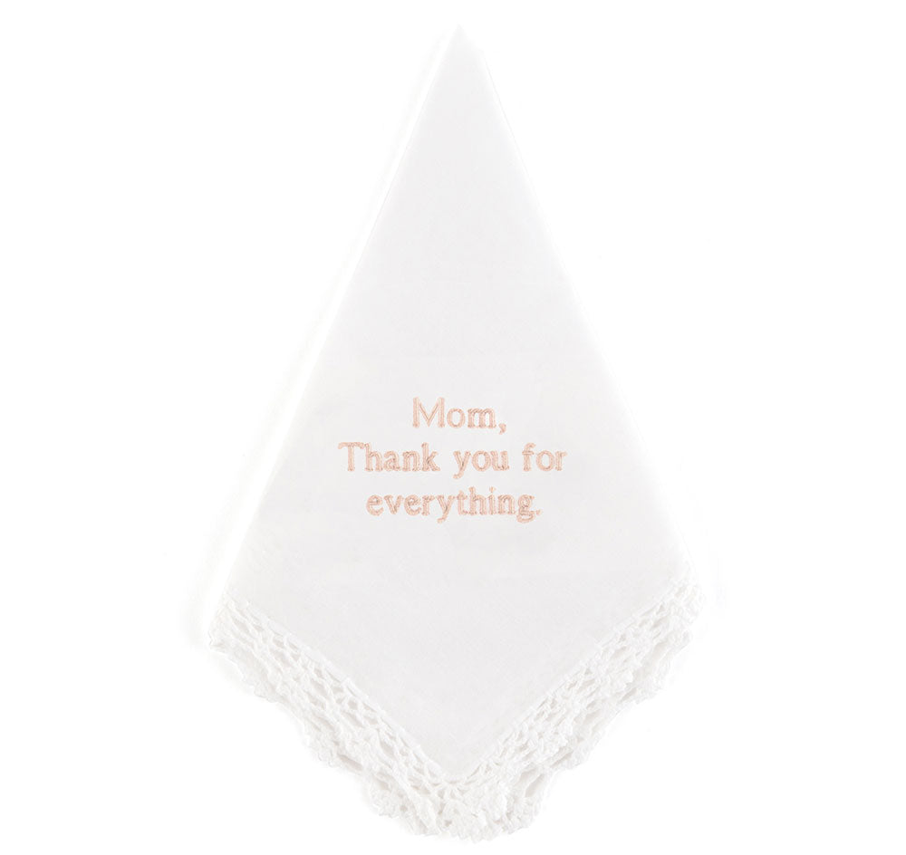 Crocheted Personalized Handkerchief