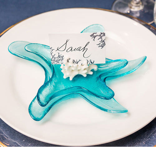 Starfish Glass Candle Holders Favors
