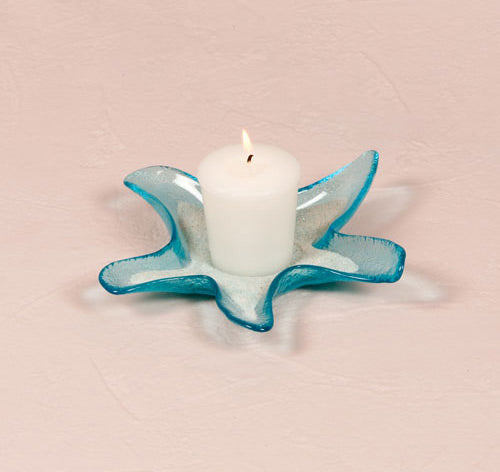 Starfish Glass Candle Holders Favors