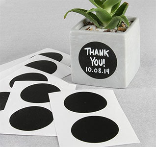 Circle Chalkboard Stickers (Set of 10)