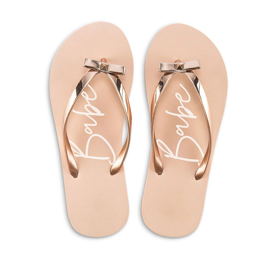 Babe Flip-Flops With Bow