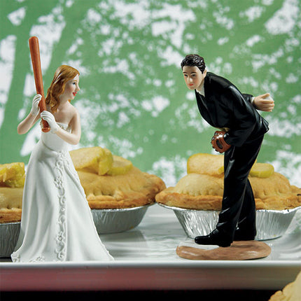 Baseball Groom Figurine