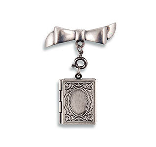 Vintage Photo Book Bouquet Locket