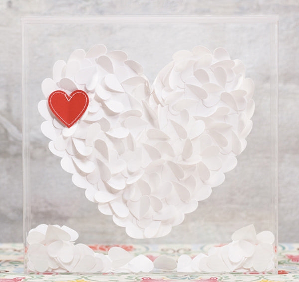 From The Heart Transparent Acrylic Shadow Box