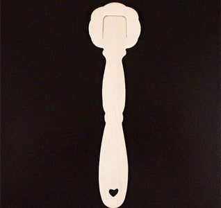 Eco-Wooden Ornate Handles for Wedding Favor Fans