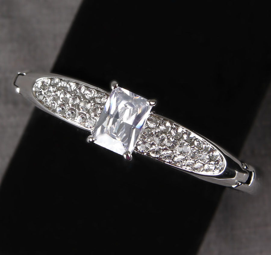Rectangle Stone Wedding Bangle