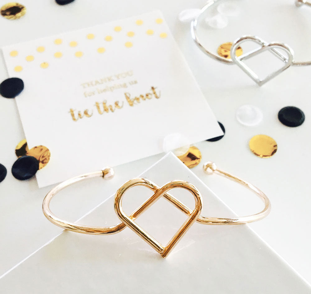Tie the Knot Heart Bracelet