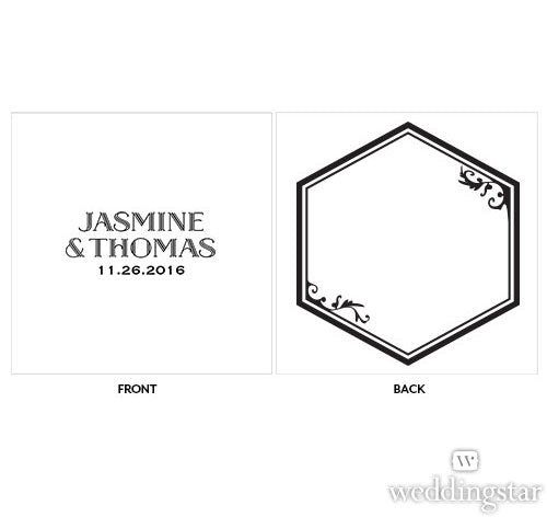 Opulence Personalized Wedding Cake Topper