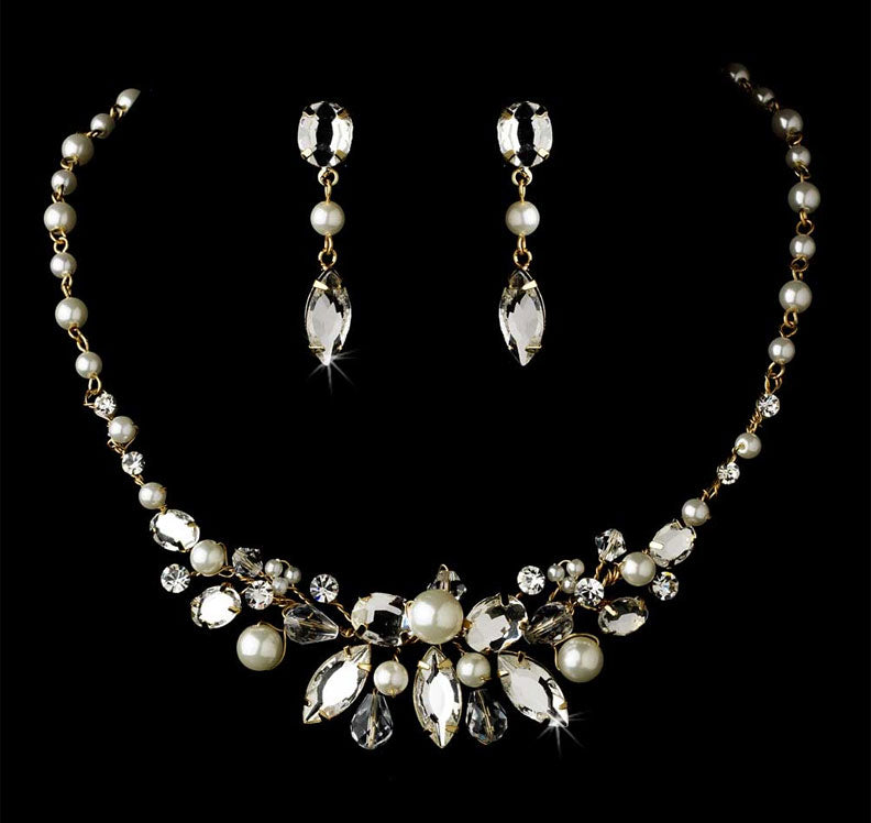 Pearl Bridal Jewelry Set
