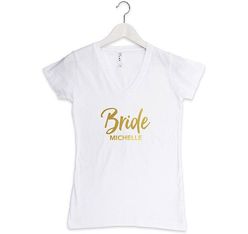 Personalized Brides T-Shirt