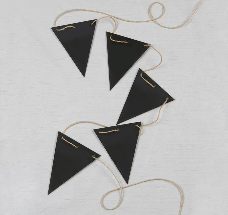 Chalkboard Pennant Flags (Set of 5)