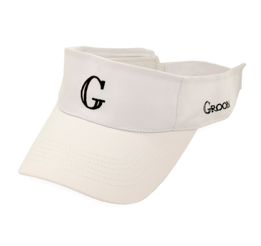 White Groom Visor