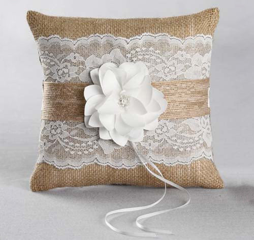 Rustic Garden Ring Bearer Pillow The Wedding Outlet
