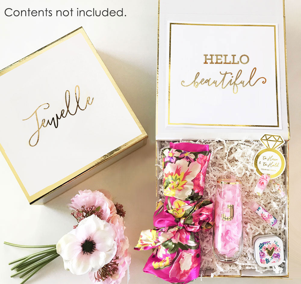 Personalized Gift Box - White