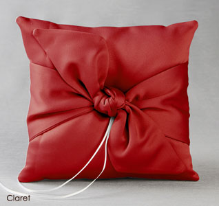 Love Knot in Color Ring Pillow