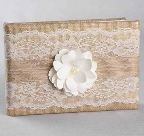 Rustic Garden Wedding Guest Book