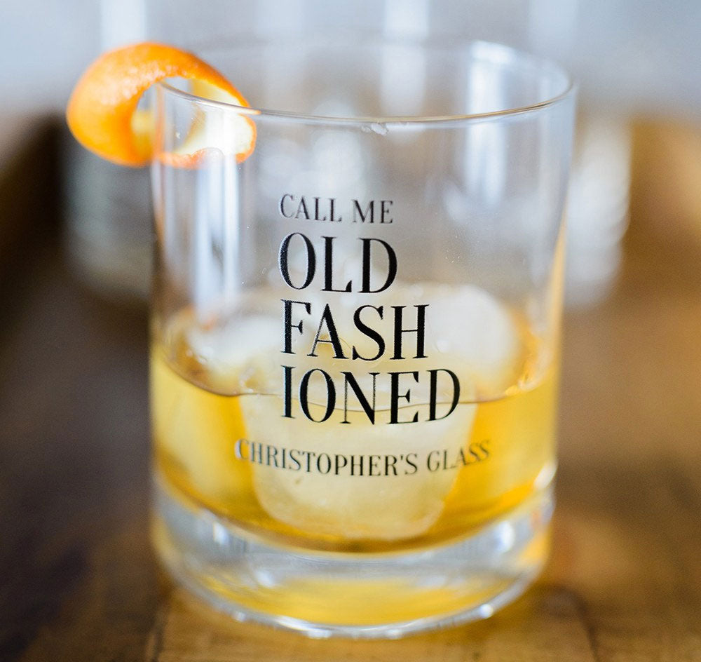 Personalized Whiskey Glass - Old Fashioned