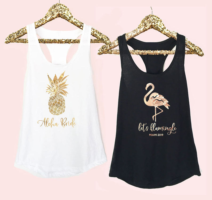 Tropical Bridesmaid Tank Top